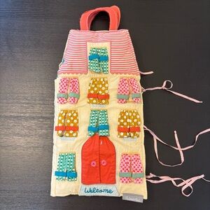 Land of Nod Fabric Carry Home Doll House